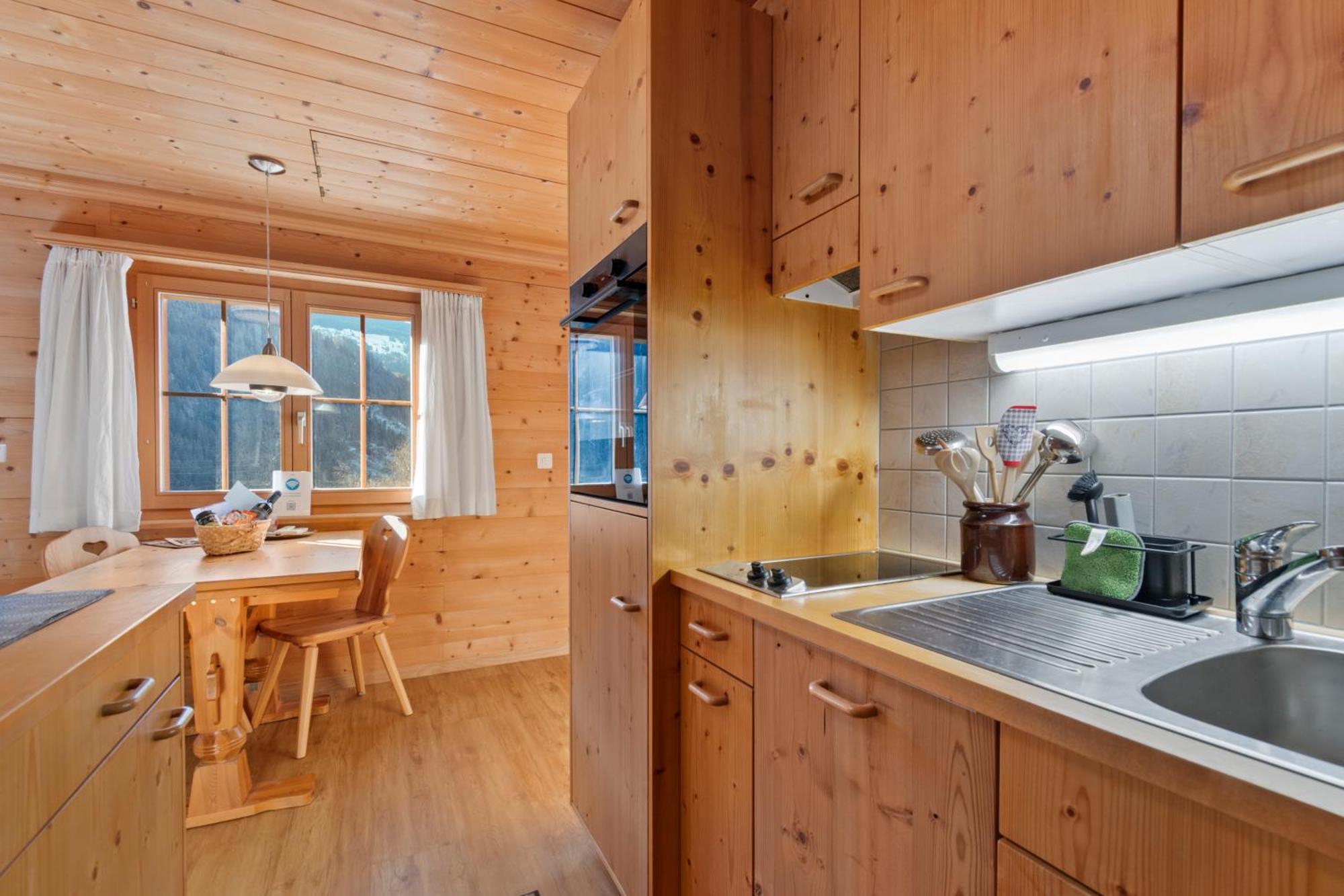 Gemuetliches Chalet Mit Privater Sauna Und Schoener Aussicht Kublis Bagian luar foto