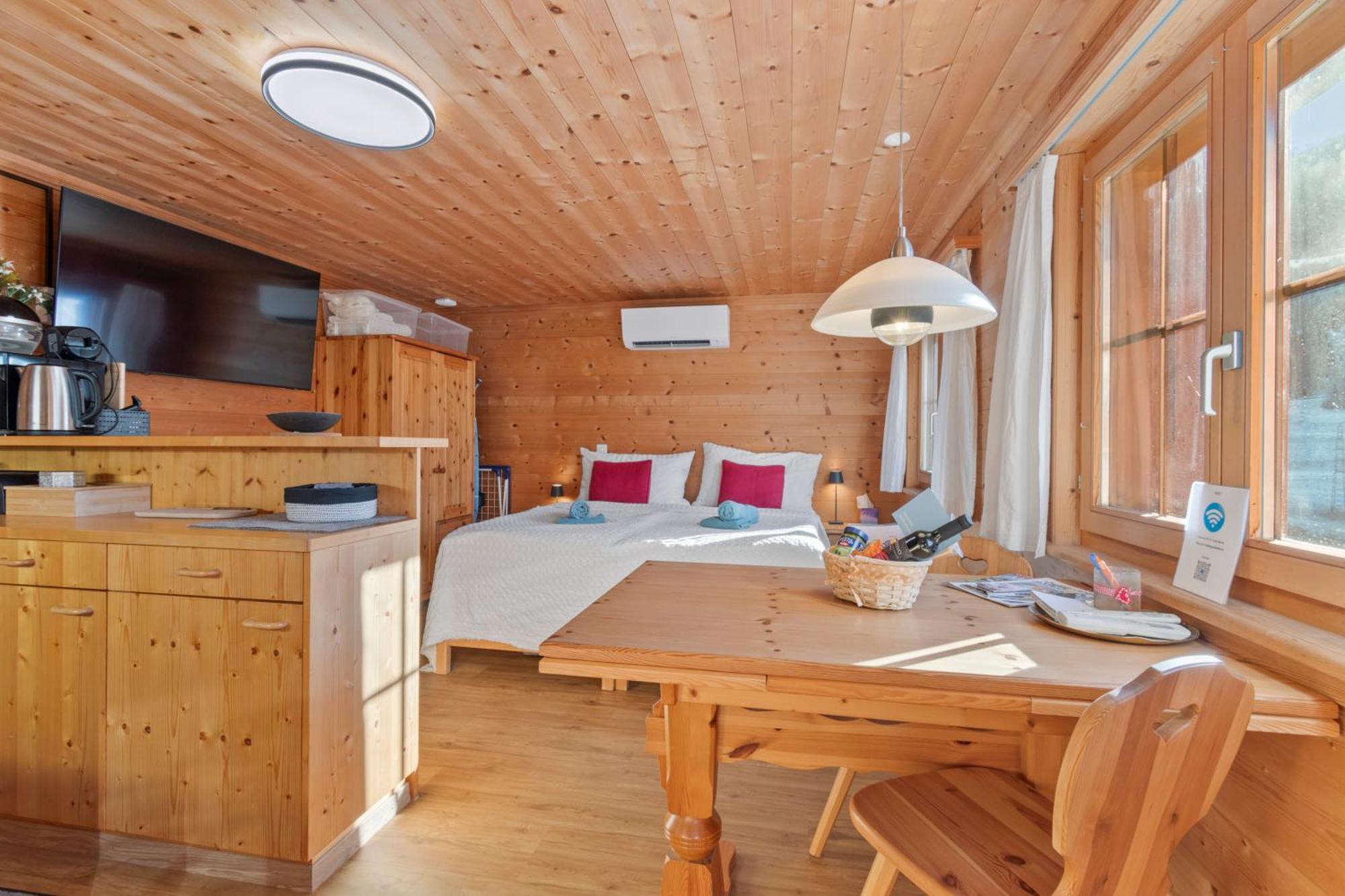 Gemuetliches Chalet Mit Privater Sauna Und Schoener Aussicht Kublis Bagian luar foto